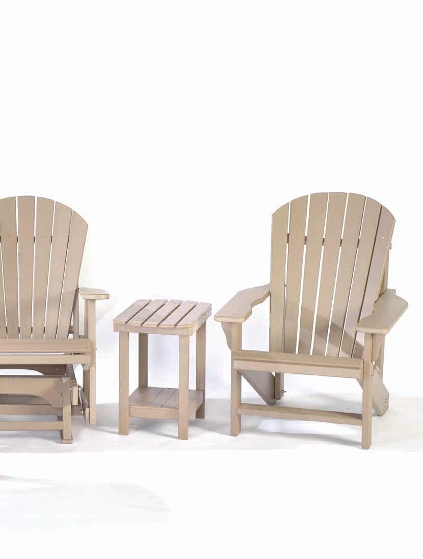 Yard & Patio #308 Adirondack Folding Chairs Colors (L to