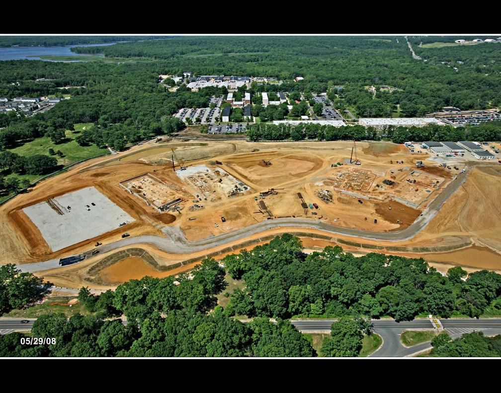 Fort Belvoir Community Hospital Aerial Site View May 2008 CUP Building
