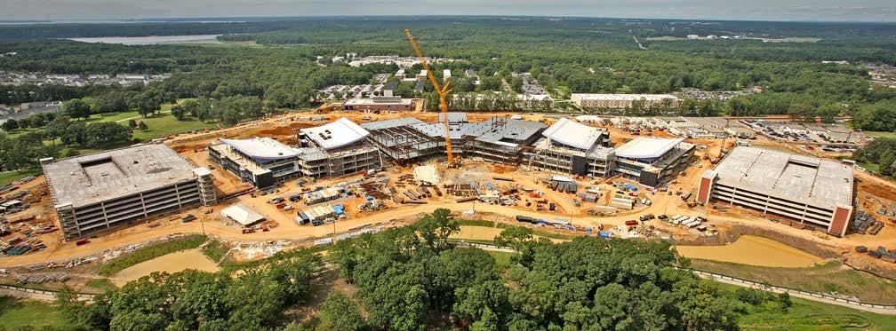 Fort Belvoir Community Hospital Aerial Site View May 2009 CUP Building