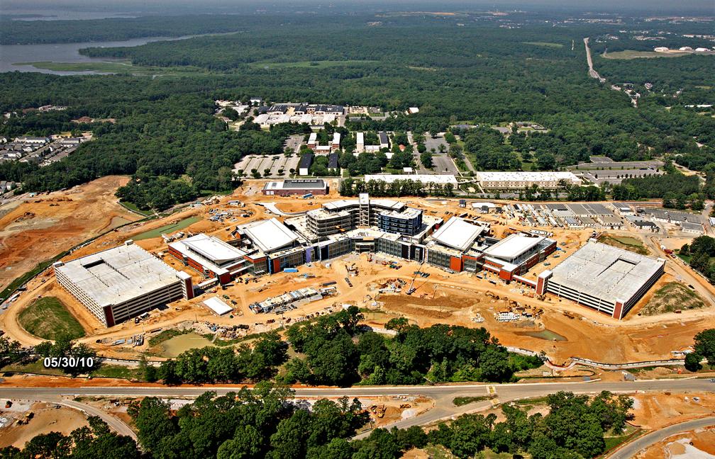 Fort Belvoir Community Hospital Aerial Site View May 2010 Construction