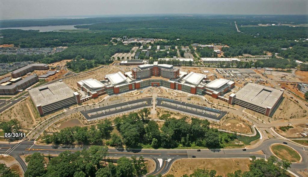 Fort Belvoir Community Hospital Aerial Site View May 2011 CUP Building