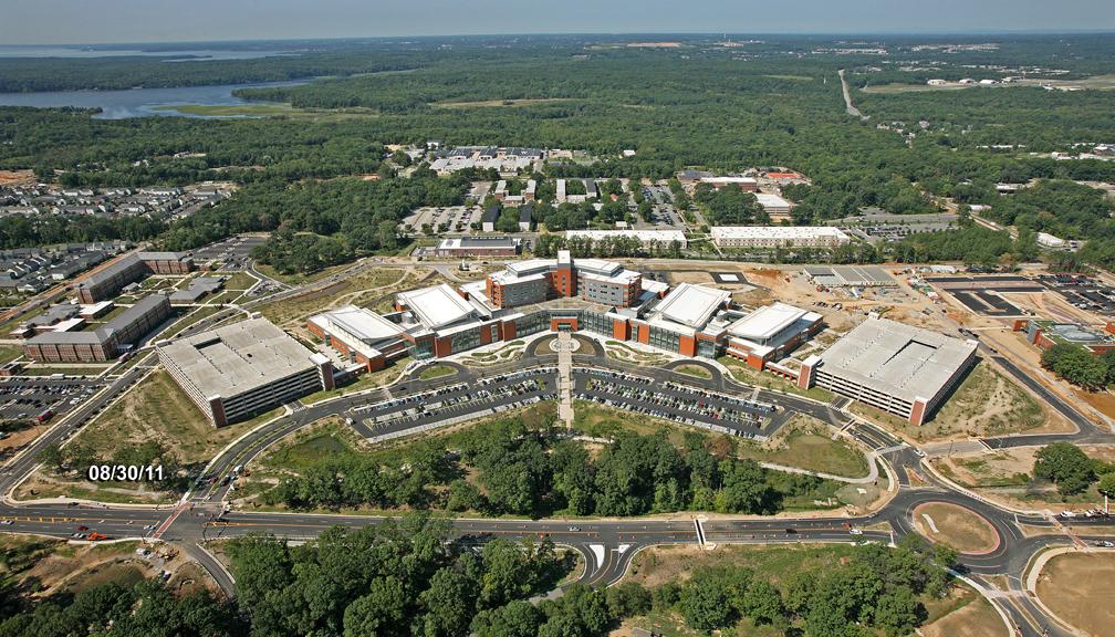 Fort Belvoir Community Hospital Aerial Site View at Turn Over - August 2011