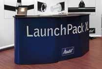 LaunchPack XL is probably the largest portable event counter on the market and it can pack a backdrop.