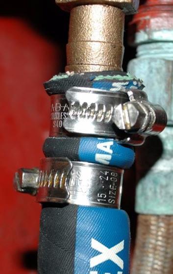 Hose Clamps We choose to use only AWAB or ABA all 316 stainless steel