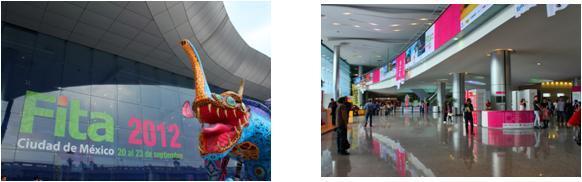 The Exhibition Center It has an area of more than 45,000 m 2 free of columns, which maximizes the area use.