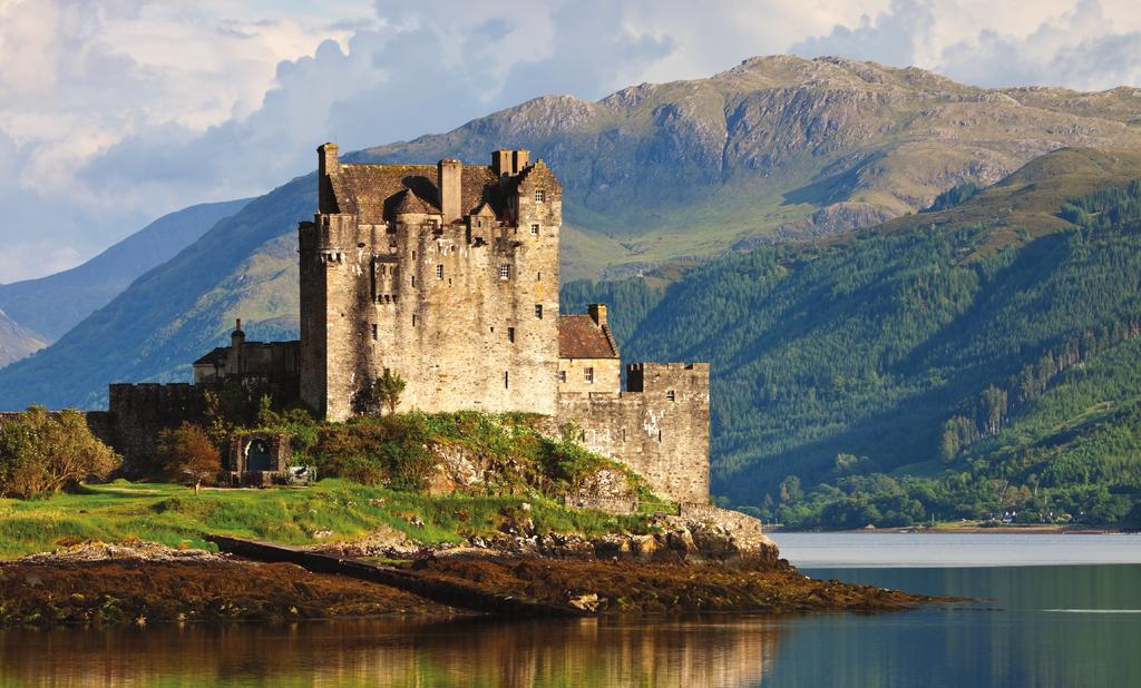 INCLUDED FEATURES (8 night tour of Scotland) Roundtrip Airfare Welcome Dinner; Farewell Dinner Tour a Whiskey Distillery Visit Stirling and Edinburgh Castles See St.