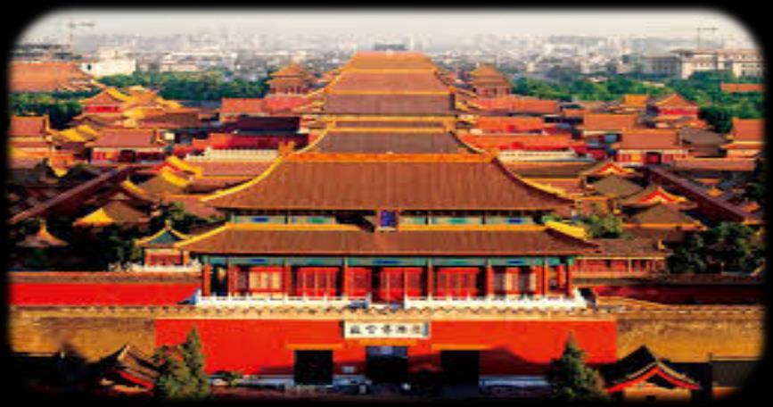 The Forbidden City is an array of ancient building and artifacts that include; Porcelain and jade Gardens Plazas Historic sites,