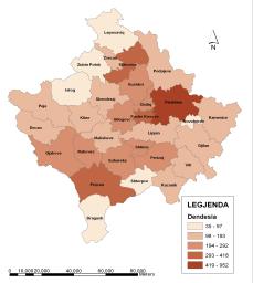 D E M O G R A P H Y A N D S O C I A L D E V E L O P M E N T Demography The number of people It is estimated that about 2.4 million 4 people live in Kosovo.