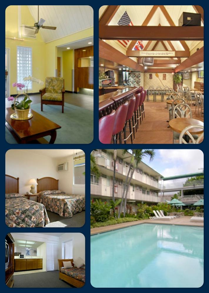 INVESTMENT HIGHLIGHTS \ Maxim Hotel Brokerage, Inc. is pleased to present the 119-room Pacific Marina Inn, located at 2628 Waiwai Loop, Honolulu, Hawaii.