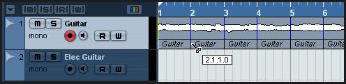 Thu thanh và soạn nhạc với Cubase Nguyễn Mai Kiên - Nếu muốn cắt đúp thu ra thành từng ô nhịp, ta để bật chức năng Snap - Đặt Snap type là Grid và ô Grid Type là Bar - Nhấn vào từng ô nhịp để cắt.