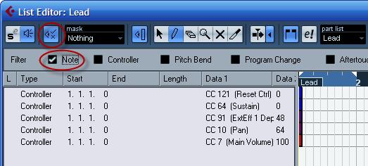Thu thanh và soạn nhạc với Cubase http://maikien.com Trong công cụ này có ô insert type để chọn những loại dữ liệu để nhập.