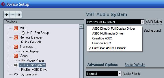 Thu thanh và soạn nhạc với Cubase Nguyễn Mai Kiên Bên cửa sổ bên phải ta chọn trình điều khiển ASIO phù hợp với sound