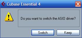 Ví dụ trên sử dụng cạc âm thanh Presonus Firebox nên ta chọn là Firebox ASIO Driver trong mục ASIO Driver.