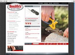 They come in a 4-sided counter-top spinner version or a 3-sided floor display and have space for a broad selection of Smith s sharpeners, POP
