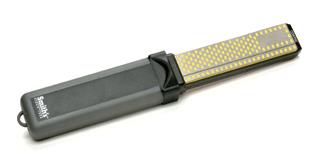 of standard-edge knives Sharpens left or right-handed scissors Preset sharpening
