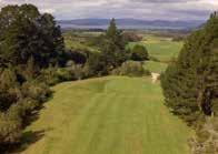 The course has undulating fairways and challenging greens.