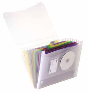 Elasticated closure straps give additional security for loose papers. Suitable for 4 and Foolscap documents.