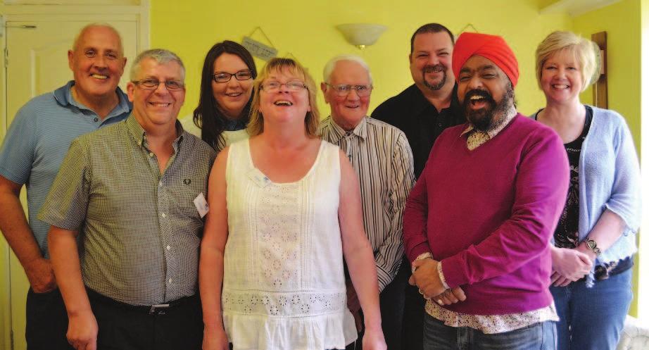 East Kilbride & District Dementia Carers Group Directors' Annual Report for the year ended 31 March 2016 Award Winners (continued) In the same month, TV Chef Tony Singh visited our Centre along with