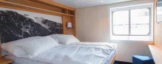 For ease of booking, we have organized our cabins into four categories: Polar Inside, Polar Outside, Arctic Superior, and Expedition Suites. 2.