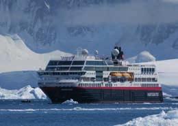 - Exploration voyages in Antarctica, the Falklands, and the Chilean fjords - Sail south of the Antarctic Circle - World s first hybrid engine explorer ship - Rich Scandinavian interior, with elegant