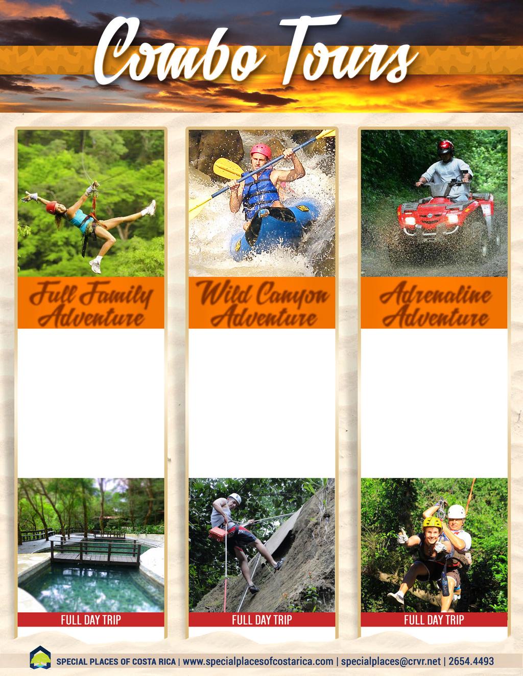 This is your perfect day with fun for the whole family We will do: Horseback Riding Zip-Lining (10 cables) Giant Waterslide (500yds) Volcanic Hot Springs Perfect Day!