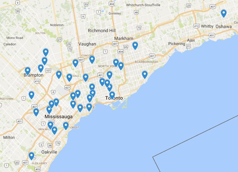 Volunteers who represent the perspectives of communities across the GTA 36 members randomly selected to match demographics of the region