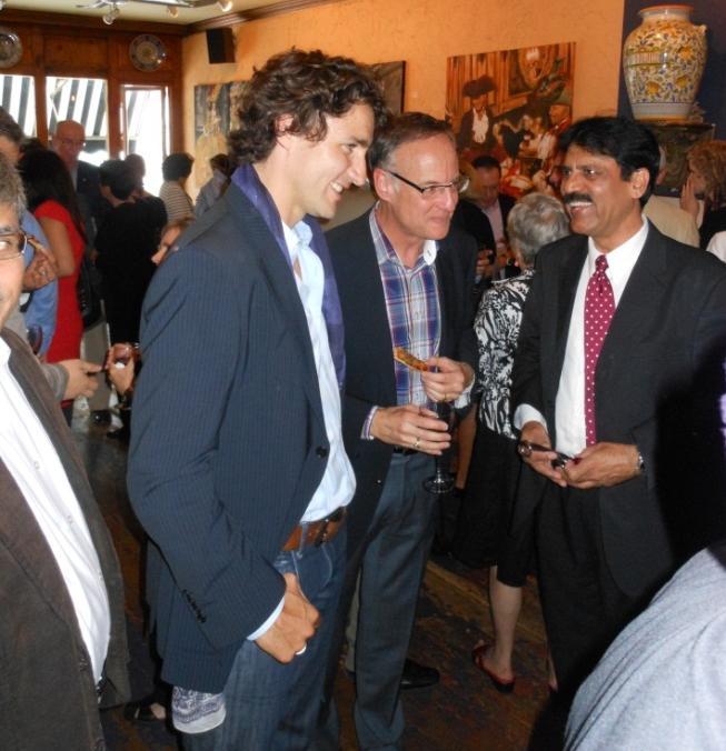 MINISTER OF MUNICIPAL AFFAIRS AND HOUSING SPEAKS AT TORONTO RECEPTION WITH JUSTIN TRUDEAU Minister of Municipal Affairs and Housing and Aboriginal Affairs Kathleen Wynne MPP (Don Valley West)