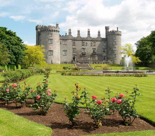 Travel by coach into the Wicklow Mountains and visit the gardens of Powerscourt, with its charming walled garden, striking terraces, fine statuary, varied trees, carefully designed walking paths and