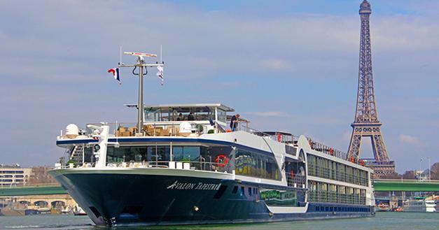 A deluxe 7 night Seine River cruise of northern France aboard the modern and luxurious Avalon Tapestry II, in a hotel-style outside stateroom.