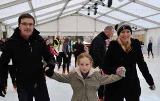 include large scale ice rink Food and drink offer