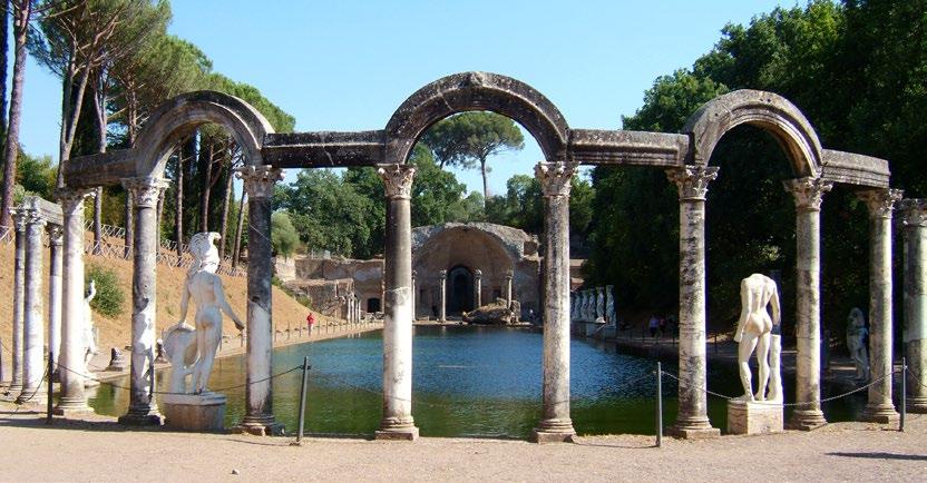Begin at the World Heritage site of Hadrian s Villa, a 2nd-century A.D. complex of buildings featuring marvelous pools, baths, fountains, gardens, theaters, and the Imperial Palace.
