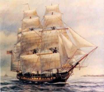British frigate of the time.