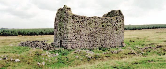 In the west of Scotland and in the treeless Hebrides, hall-houses were built in stone from the beginning, sometimes on small islands in lochs that needed little in the way of defensive enclosure.