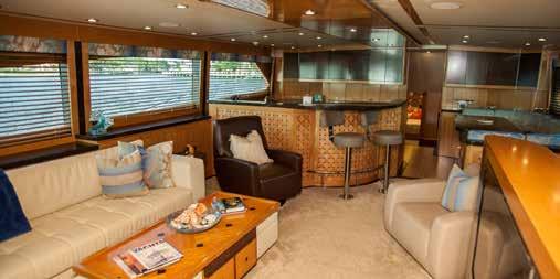 She features accommodation for 7 guests in 3 spacious