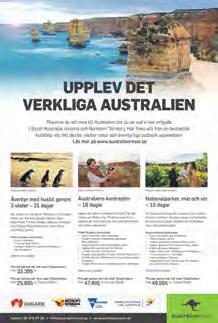 [ 60 ] UK & Europe UK & Europe: TRADE PARTNERSHIPS AUSTRALIAREISER & AKTIV RESOR - NORDIC The Nordic region provides excellent opportunity for visitor growth and most importantly excellent regional