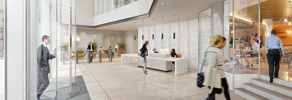 OUR VISION Plans for a comprehensively redesigned reception with café