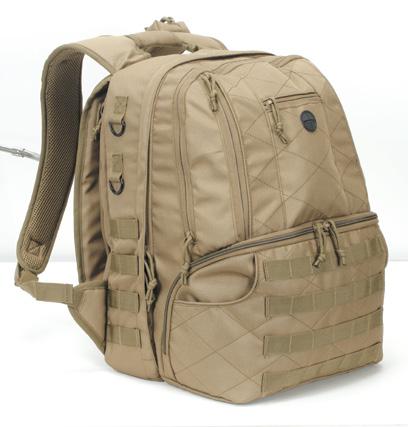 E 15-0158 SORPION RNGE PK The newest addition to our Scorpion series is a rugged range pack that offers a lower zippered compartment with inside movable padded dividers for boxed ammo, eyes, ears and