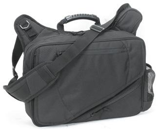 In the large zippered pocket is a removable bag for your laptop with a removable shoulder