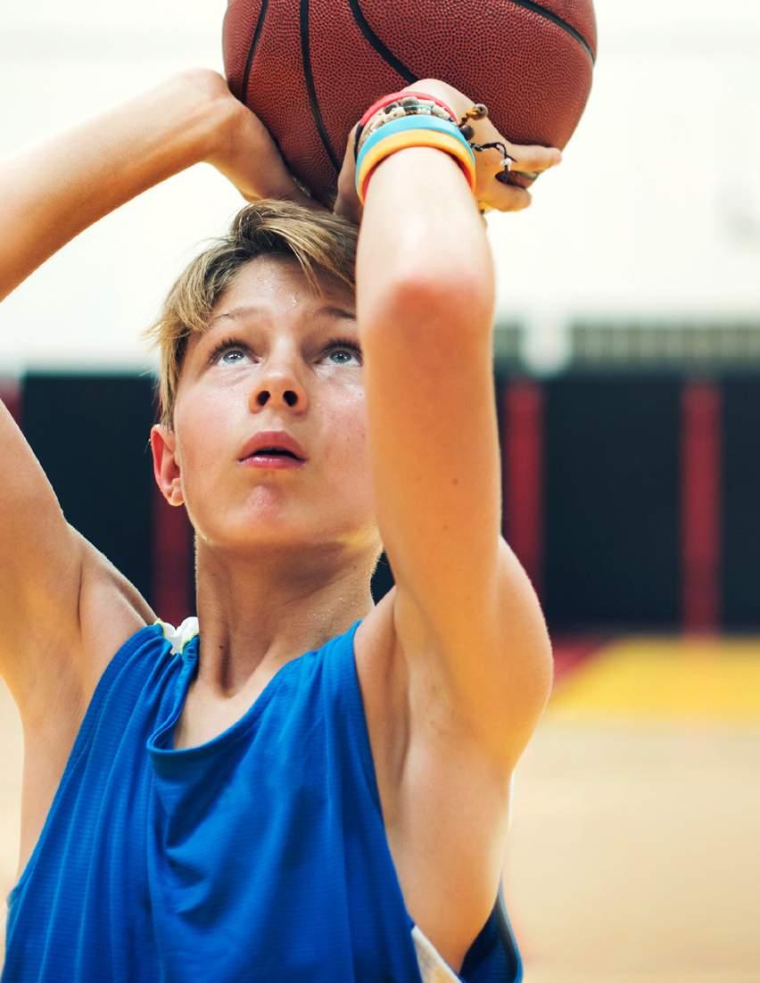 SPORTS CAMPS BASKETBALL Dribble, Pass, Shoot and Score. Learn and perfect the individual and team skills of basketball while getting stronger and having fun.
