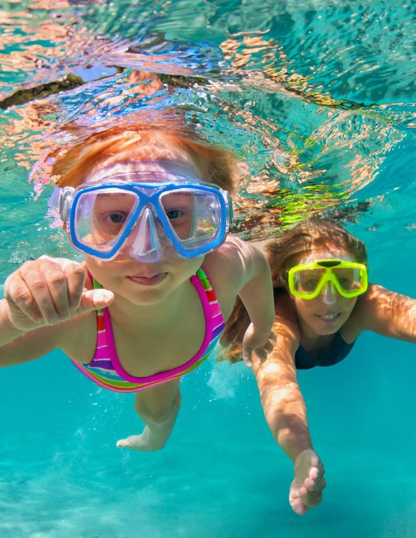 AQUATICS CAMPS JUST KEEP SWIMMING Learn strokes refine the strokes you know and learn flip turns. Play games and water sports. Learn water safety skills.