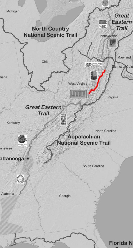 Featured Section: Headwaters Section by Tim Hupp This is the section of the Great Eastern Trail that fills the gap between the Tuscarora Trail to the north and the Allegheny Trail to the south.