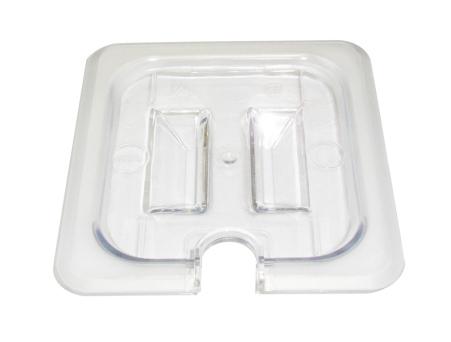 50 EA GLO-1014 Notched Lid w/handle 1/2 Size - Clear 12 $8.35 $3.