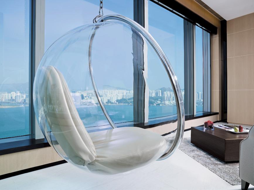 If you like being on top of the world, there are six suites