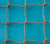 100mm and 75mm square mesh netting is made using 10/9 twine for additional strength. Available in Black.