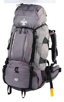 w/pack cover: Sleeping Bag & Pad Water Bottle & Trail Food Waterproof Bag with Spare Shirts, Undies, Socks, & Pants Waterproof Bag with Jacket, Stocking Cap, & Gloves (Seasonal) Waterproof Bag with