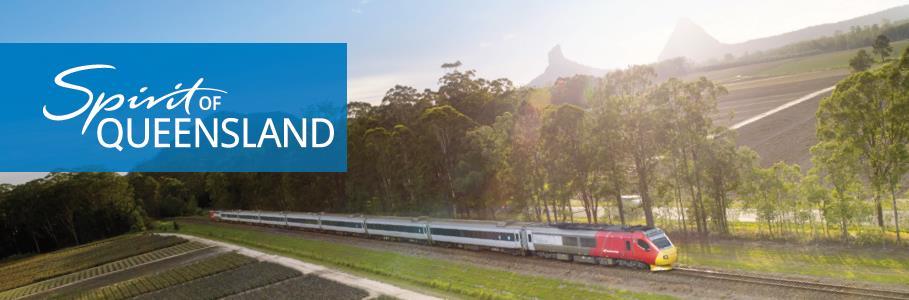 The Spirit of Queensland, contemporary and designed for relaxation, combines modern seating and entertainment options with the charm of long distance rail travel.