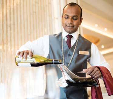 Paired with complimentary wines and impeccable service this star treatment comes at no additional premium for the privilege. Even dining in our speciality restaurants is complimentary.