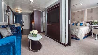 THE WORLD S MOST LUXURIOUS FLEET PENTHOUSE SUITE CATEGORY A-C 561-642 SQ. FT. Suite: 450 sq. ft. Balcony: 111-194 sq. ft CONCIERGE SUITE CATEGORY D & E 415-464 SQ. FT. Suite: 332 sq. ft. Balcony: 83-132 sq.