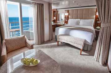 THE WORLD S MOST LUXURIOUS FLEET PENTHOUSE SUITE CATEGORY A & B 370 SQ. FT. Suite: 320 sq. ft. Balcony: 50 sq. ft. PENTHOUSE SUITE CATEGORY C 386 443 SQ. FT. Suite: 306 sq.