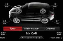 My car Omogućava prikazivanje niza informacija o stanju vozila.
